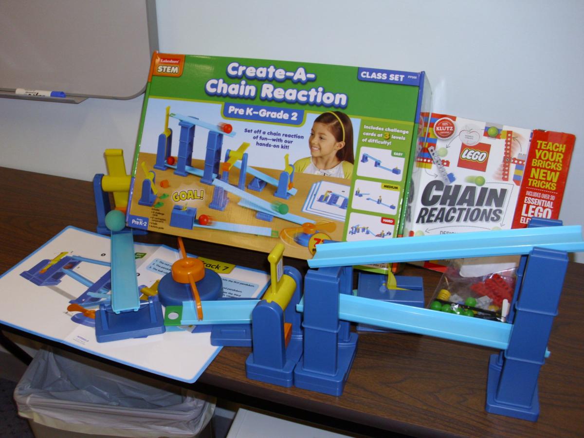 Create a Chain Reaction STEM Kit contents