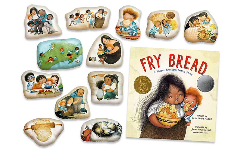 Fry Bread: A Native American Family Story book and felt board pieces