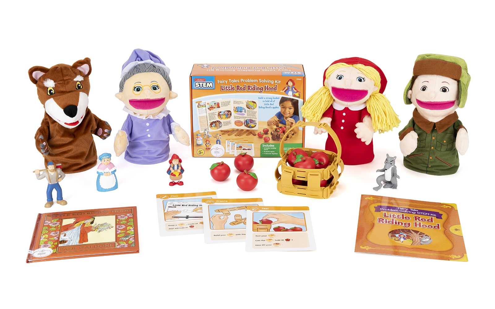 Contents of the Little Red Riding Hood Early Literacy Kit