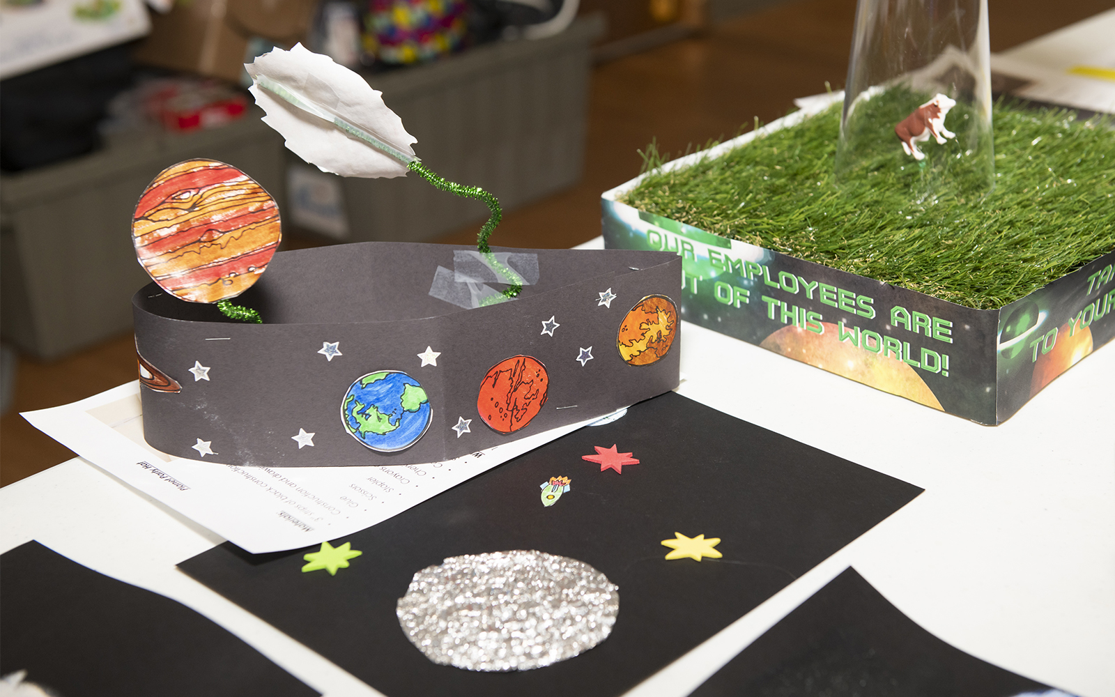 space themed crafts at the 2019 SRP workshop