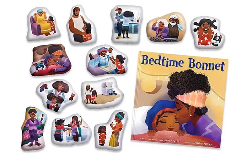 Bedtime Bonnet Storytelling Set contents