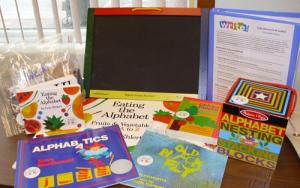 Contents of the Write! Early Literacy Kit