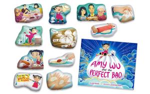 Amy Wu and the Perfect Bao book and felt board pieces